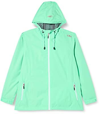 CMP Giacca Pioggia In Poliestere Antistrappo Da Donna, Menta, L