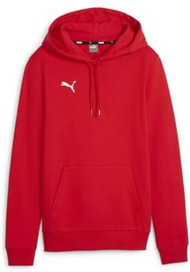 Puma teamGOAL Casuals Hoody Wmn, Pullover Women's, Rosso Bianco, XL