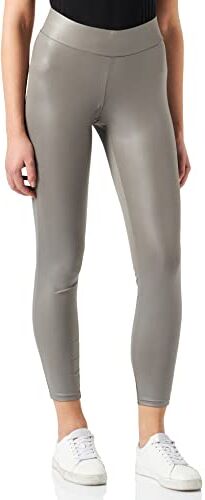 Urban Classics Leggings da Donna in Similpelle, Asfalto, XXL