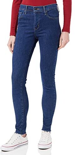 Levis 720 High Rise Super Skinny Jeans, Blu (Echo Stonewash), 23W / 30L Donna