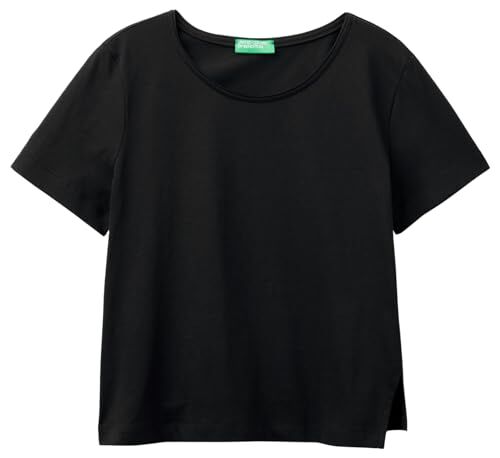 United Colors Of Benetton T-Shirt , Nero 100, M Donna