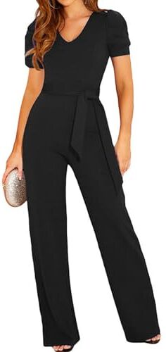 Coloody Tute da Donna Monopezzi e Tutine da Donna Lunghe a Gamba Larga con Cintura Pantaloni Lungo Elegante Jumpsuit