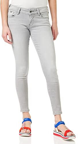 Pepe Jeans Soho, Pantaloni Donna, Grigio (Denim-uf6), 32W / 32L