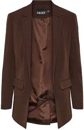 PIECES Pcbossy LS Loose Blazer Noos, Chicory Coffee, XS Donna