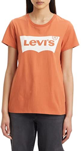 Levis The Perfect Tee Maglietta, Batwing Autumn Leaf, L Donna