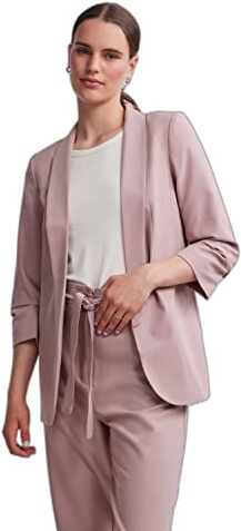 PIECES Pcboss 3/4 Blazer Noos, Blazer Donna, Woodrose, S