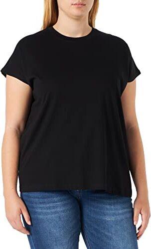 Jack & Jones JJXX Jxastrid SL Boxy Every Tee Noos T-Shirt, Nero, M Donna