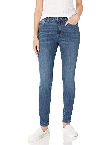 Amazon Essentials Jeans Skinny Donna, Delavé Medio, 40 Corto