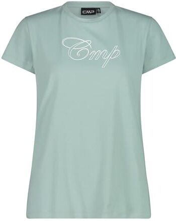 CMP T-Shirt Elasticizzata in Jersey da Donna, Jade, 40