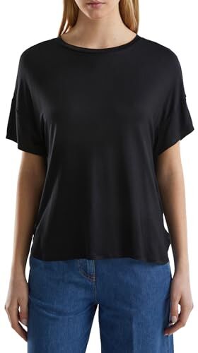 United Colors Of Benetton T-Shirt , Nero 100, XS Donna