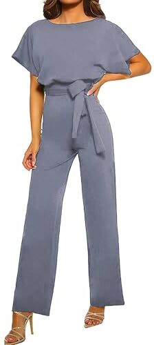 Coloody Tute da Donna Monopezzi e Tutine da Donna Lunghe a Gamba Larga con Cintura Pantaloni Lungo Elegante Jumpsuit