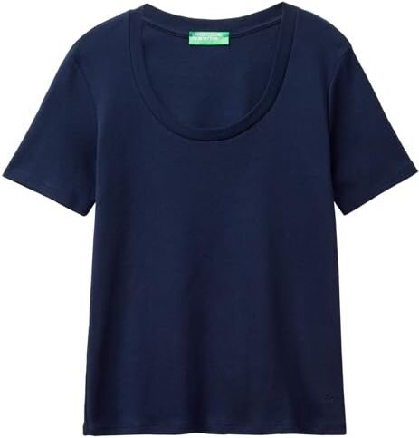 United Colors Of Benetton T-Shirt , Blu Notte 016, XL Donna