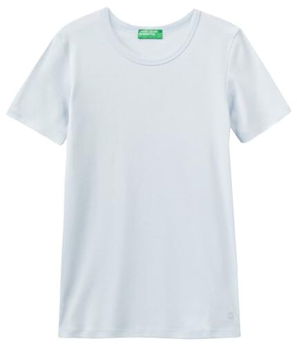 United Colors Of Benetton T-Shirt , Celeste 135, L Donna