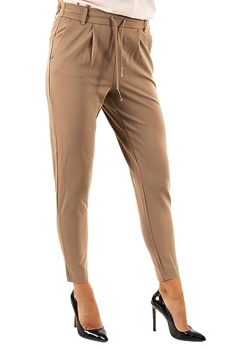 Only Onlpoptrash Life Easy col Pant Pnt Noos Pantaloni, Caribou, S / 30L Donna