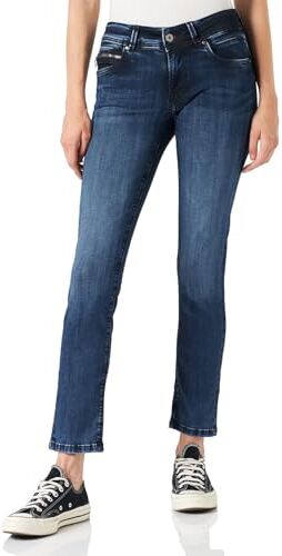 Pepe Jeans New Brooke, Jeans Donna, Blu (Denim-VW3),33W / 34L