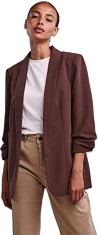 PIECES Pcboss 3/4 Blazer Noos, Blazer Donna, Chicory Coffee, XS