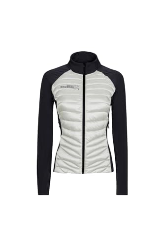 Rock Experience TEQUILA HYBRID WOMAN JACKET DONNA Giacca 0006 MARSHMALLOW+0208 CAVIAR L
