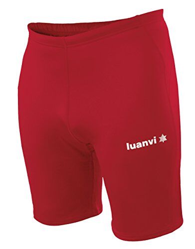 Luanvi 08942_0022, Maglie Corte con Tasca Interna Donna, Rosso, S