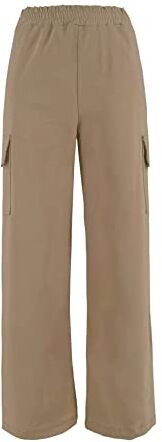 JOPHY & CO. Pantalone Donna Cargo Gamba Larga (cod. 8802) (M, Camel)