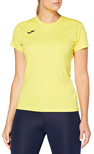 Joma Combi M/C, Maglietta a Maniche Corte, Donna, Giallo, S