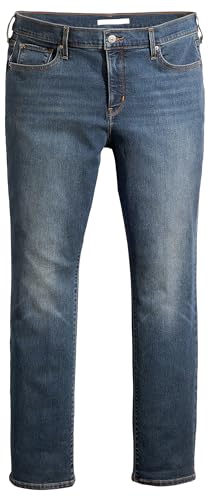 Levis 314 Shaping Straight Jeans, Zealous Blue, 30W / 30L Donna