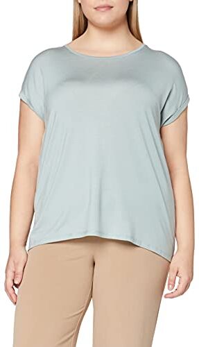 Vero Moda Vmava Plain SS Top Ga Noos Maglietta, Grigio, XS Donna