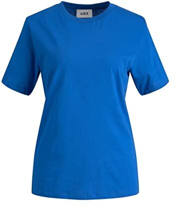 Jack & Jones JJXX Jxanna SS Regular Every Tee Noos T-Shirt, Blue Iolite, S Donna