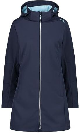 CMP , Parka da donna con cappuccio e zip, B.Blue-Anice, M