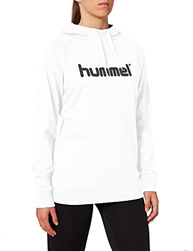 Hummel HMLGO Cotton Logo Hoodie Woman Color: White_Talla: S