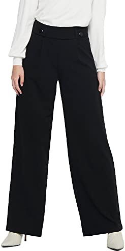 JDY geggo New Long Pant Jrs Noos, Pantaloni Donna, Nero (Schwarz), L