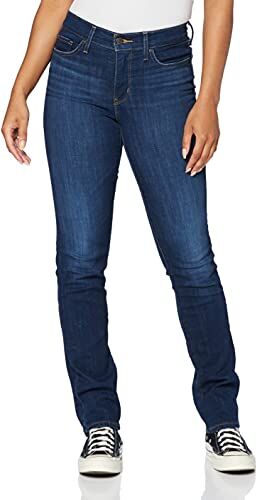 Levis 314 Shaping Straight Jeans, Cobalt Honor, 28W / 34L Donna