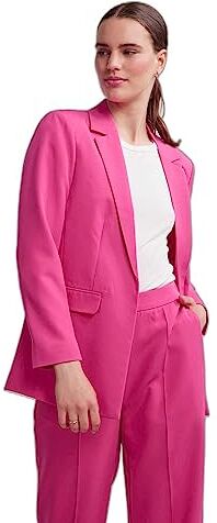 PIECES Pcbozzy Ls Loose Blazer Noos Bc Blazer, Viola (Beetroot Purple), XS Donna