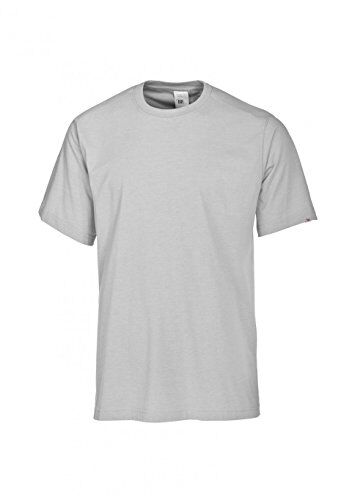 BP -XS Maglietta a maniche lunghe, unisex, con maniche corte e girocollo, 70 cm, 180,00 g/m², grigio chiaro, XS