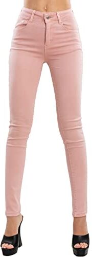 Toocool Jeans Donna Pantaloni Skinny Slim Elasticizzati Aderenti VI-8006 [XL,Rosa]