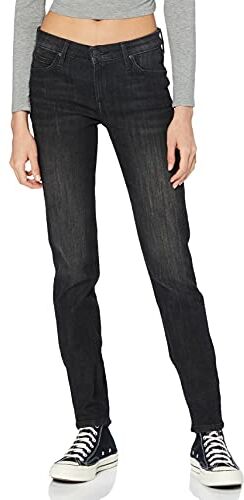 Lee Scarlett Skinny Jeans, Black Orrick JN, 26W / 33L Donna