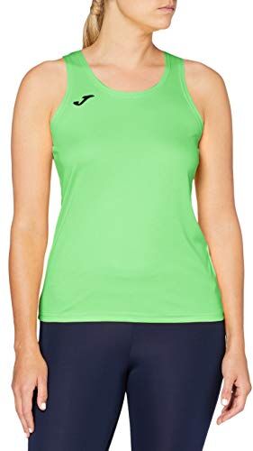 Joma Diana, T-Shirt da Donna 900038.020-Verde/Verde Fluorescente, XS, Verde (Verde Fluor)