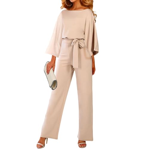 Coloody Tute da Donna Monopezzi e Tutine da Donna Lunghe a Gamba Larga con Cintura Pantaloni Lungo Elegante Jumpsuit