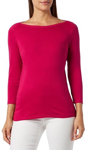 United Colors Of Benetton Maglia M/L , Rosso Magenta 2E8, XS Donna