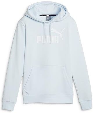 Puma Felpa con Cappuccio Essentials Logo FL da Donna XXL Icy Blue