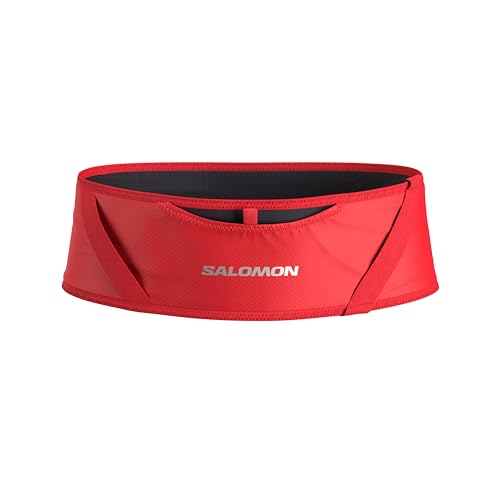 Salomon Pulse Cintura Trail Running Escursionismo MTB Unisex, Fit avvolgente, Tasche e scomparti intelligenti, Versatilità per l'outdoor, Rosso, XS