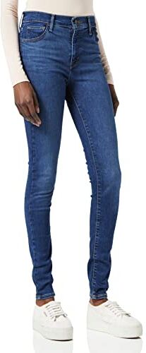 Levis 720 High Rise Super Skinny Jeans, Dark Indigo Worn In, 28W / 32L Donna