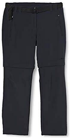 CMP Pantaloni Zip Off Elasticizzati Da Donna, Antracite, XL