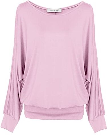 Van Der Rich ® Maglione Oversize Donna (ML-Rosa, M)