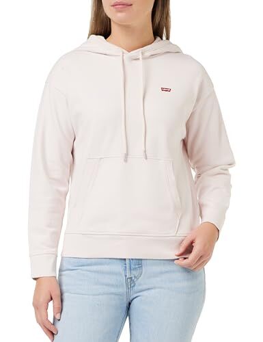 Levis Standard Sweatshirt, Felpa con cappuccio Donna, Mauve Chalk, M