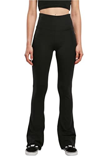 Urban Classics Leggings da Donna in Cotone Organico Elasticizzato Pantaloni da Yoga, Black, M