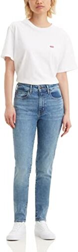 Levis 721 High Rise Skinny Jeans, Medium Indigo Worn in, 23W / 28L Donna