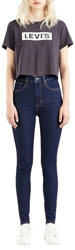 Levis Mile High Super Skinny, Jeans Donna, Topo Shelf, 30W / 30L