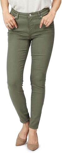 Amazon Essentials Jeans Skinny Donna, Verde Oliva Chiaro, 44