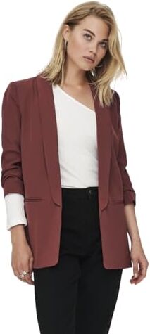 Only Onlelly 3/4 Life Blazer Tlr Noos, Blazer Donna, Marrone (Sable), 38