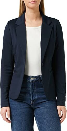 Ichi KATE BL, Blazer Donna, Blau (Total Eclipse Melange 14044), 38 (Talla produttore: M)